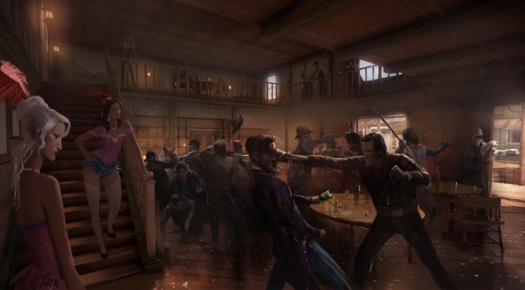 Gameplay z wczesnej wersji gry Wild West Online