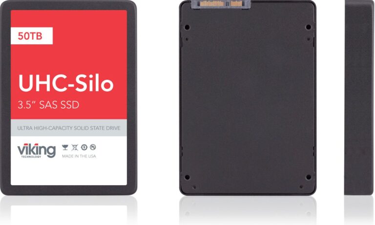 Viking UHC-Silo SSD – 3,5-calówka potrafiąca zmieścić do 50 terabajtów danych.