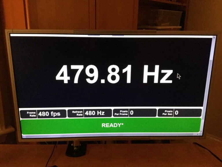 Pierwszy monitor z odświeżaniem 480 Hz. Czy to ma sens?