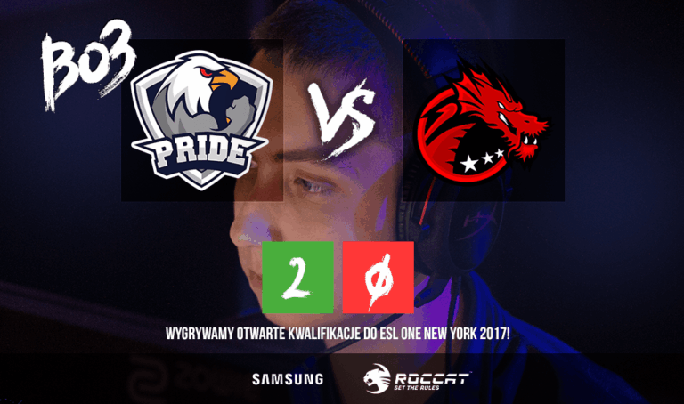 PRIDE awansowało na zamknięte kwalifikacje do ESL One New York