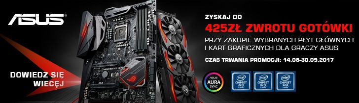 Asus wystartował z promocją cashback na sprzęt komputerowy