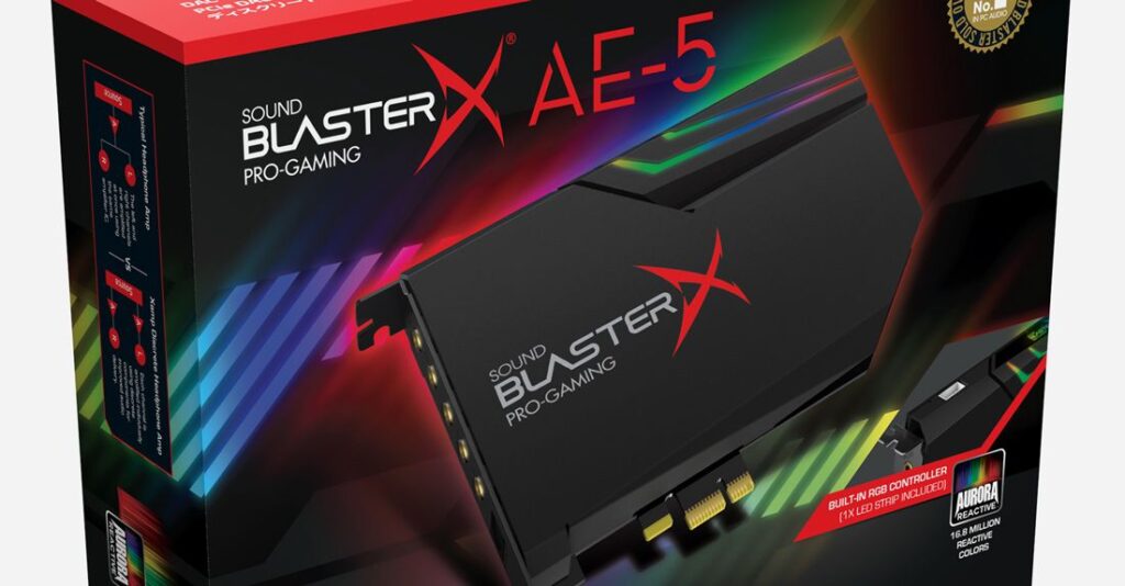 Firma Creative na 30. urodziny swoich kart dźwiękowych pokaże światu Sound BlasterX AE-5