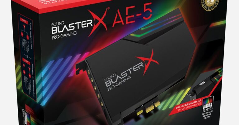 Firma Creative na 30. urodziny swoich kart dźwiękowych pokaże światu Sound BlasterX AE-5