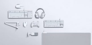 Stylowy zestaw białych akcesoriów Razer Mercury 2019