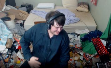 Streamer na Twitchu pokazał sypialnię, której nie sprzątał od 14 lat