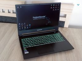Hyperbook NH5 – test laptopa dla graczy z kartą GTX 1660 Ti