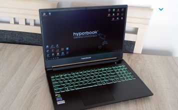 Hyperbook NH5 – test laptopa dla graczy z kartą GTX 1660 Ti