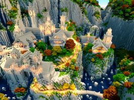 Miłośnicy Minecrafta odtworzyli w grze całe Śródziemie! Zajęło im to 9 lat Śródziemie Minecraft