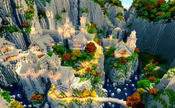 Miłośnicy Minecrafta odtworzyli w grze całe Śródziemie! Zajęło im to 9 lat Śródziemie Minecraft