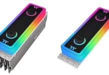 Thermaltake WaterRam RGB – pamięci RAM chłodzone cieczą Thermaltake WaterRam RGB pamięci chłodzone cieczą