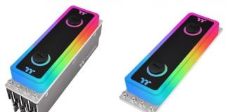 Thermaltake WaterRam RGB – pamięci RAM chłodzone cieczą Thermaltake WaterRam RGB pamięci chłodzone cieczą