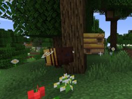 Minecraft – na nową pszczołę da się wrzucić siodło i na niej jeździć Minecraft Pszczoła