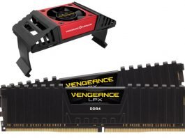 Pierwsze na świecie fabryczne pamięci RAM DDR4 4866 MHz Corsair Vengeance LPX DDR4-4866