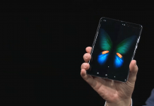 Samsung Galaxy Fold rysuje się nawet od dotyku paznokciem