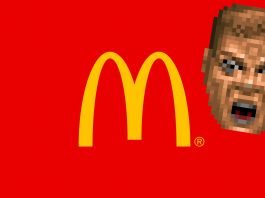 Odpalił Dooma na kasie z McDonalda Doom McDonald