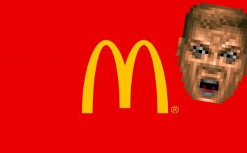 Odpalił Dooma na kasie z McDonalda Doom McDonald
