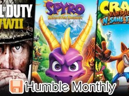 Crash Bandicoot, Spyro Reignited i CoD: WW2 do zdobycia za 12 dolarów Crash Bandicoot Humble Monthly