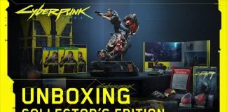 Cyberpunk 2077: figurka bohatera gry na specjalnym materiale