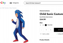 Filmowy Sonic został inspiracją koszmarnych kostiumów na Halloween? filmowy Sonic