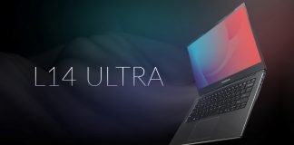 Hyperbook L14 Ultra ma oferować do 32 godzin pracy bez ładowania Hyperbook