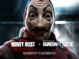 Ubisoft i Netflix startują z wydarzeniem z „Domu z papieru” w Rainbow Six Siege