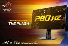 Asus stworzył pierwszy monitor z odświeżaniem 280 Hz Asus TUF Gaming VG279QM 280 Hz