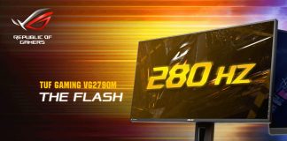 Asus stworzył pierwszy monitor z odświeżaniem 280 Hz Asus TUF Gaming VG279QM 280 Hz