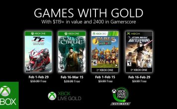 Xbox Live Games With Gold – gry w usłudze w lutym 2020