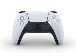 Kontroler PlayStation 5 DualSense uchwycony na zdjęciu pad PlayStation 5 DualSense
