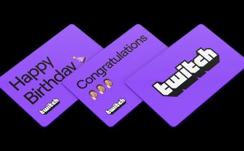 Twitch wprowadza karty upominkowe Twitch Gift Card