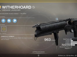 Destiny 2 – nowy egzotyk pozwala niemalże one shotować bossy Destiny 2 Witherhoard