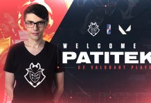 Patitek pierwszym Polakiem w dywizji Valorant G2 Esports Patitek Valorant