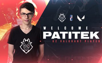 Patitek pierwszym Polakiem w dywizji Valorant G2 Esports Patitek Valorant