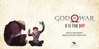 God of War już od września w formie książki dla dzieci God of War B is For Boy