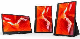 AOC przedstawia 16-calowy monitor z funkcją dotykową