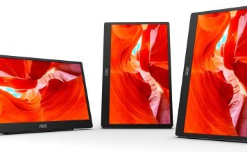 AOC przedstawia 16-calowy monitor z funkcją dotykową