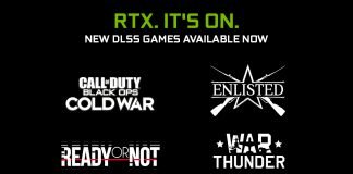 Nvidia włącza DLSS dla czterech nowych gier. wzrost wydajności dochodzi do 120%