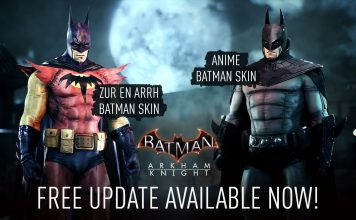 Batman: Arkham Knight – bezpłatna aktualizacja i 2 skórki w prezencie Batman Arham Knight