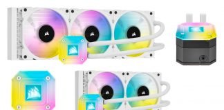 Zestawy AIO Corsair H150i /H100i Elite Capellix w bieli