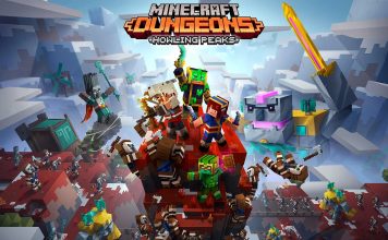 Minecraft Dungeons Howling Peaks DLC już dostępne dla graczy.