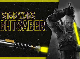 Wiedźmin 3 – Geralt niczym Jedi walczy mieczem świetlnym Wiedźmin 3