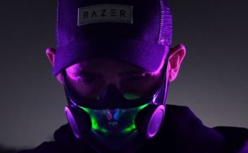 Razer tworzy koncept… cyberpunkowej maseczki dla graczy razer project hazel