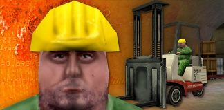 Half-Life – pierwszą postacią napotkaną w grze jest Gus operator wózka widłowego Half-Life Gus