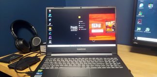Hyperbook NH5 – pierwszy laptop z GeForce RTX 3060