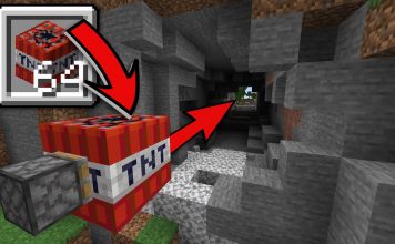 Minecrat – gracz stworzył seryjny dynamit do kopania długich tuneli Minecraft TNT