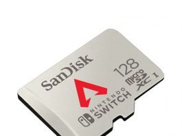 Kolekcjonerska karta pamięci dla Nintendo Switch z motywem z Apex Legends.