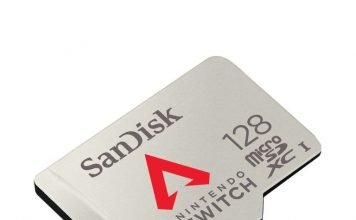 Kolekcjonerska karta pamięci dla Nintendo Switch z motywem z Apex Legends.