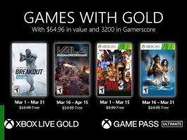Games with Gold – znamy propozycję Microsoftu na marzec Games with Gold