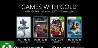 Games with Gold – znamy propozycję Microsoftu na marzec Games with Gold