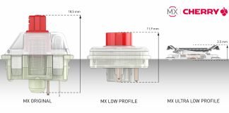 Alienware, jako pierwszy producent montuje nisko-profilowe klawisze mechaniczne Cherry MX w swoich laptopach